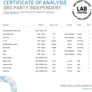 VINATURA NAD Nicotinamide Adenine Dinucleotide 1000mg - Pure Nad for Anti-Aging 60 Caps - Görsel 3