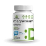 Deal Supplement Magnesium Magnezyum Citrate 500mg 240 Capsules