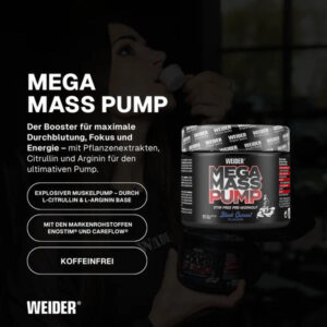 Weider Mega Mass Pump PreWorkout 270 g - Görsel 2