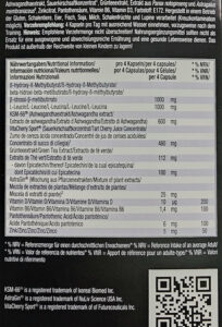 Weider Mega Mass Amino HMB - KSM66 ASHWAGANDHA 120 caps - Görsel 2