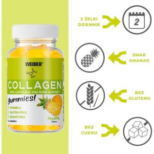 WEIDER Collagen Kolajen 50 Gummies - Görsel 3