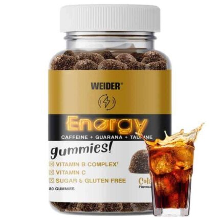 WEIDER Energy Booster Caffeine Taurine 80 Gummies