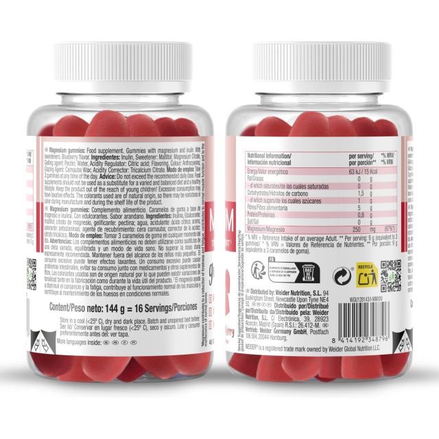 WEİDER Magnesium 48 Gummies