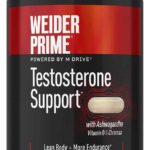 Weider Prime Support for Men Supports Energy Strength Focus Stress Lean Muscle 60 Capsules