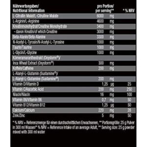 Weider Total Rush Preworkout 375 gr - Görsel 3