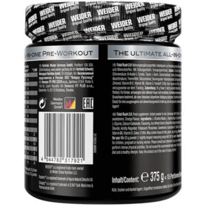 Weider Total Rush Preworkout 375 gr - Görsel 2