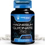 Wellness Labs Magnesium Glycinate for Magnesium Chelate Women and Men 750mg 120 Caps