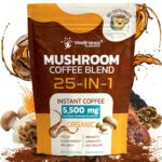 Wellness Labs Reishi Mushroom Coffee 25 in-1 Lions Mane Shiitake 90 Servings - Görsel 2