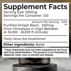 Wellness Labs Himalayan Shilajit for Men Resin with Fulvic Acid and Trace Minerals Immune Support 120 Servis - Görsel 4