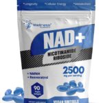 WELLNESS LABS Liposomal NAD+ Nicotinamide Riboside Resveratrol Nmnh Niacin Copper 90 Softgels