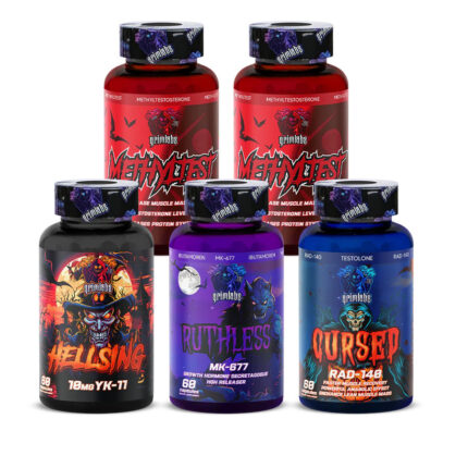 Grimlabs Growth Matery - YK11 Myostatin & MK677 & RAD140 & Methyltest X2 Hediye