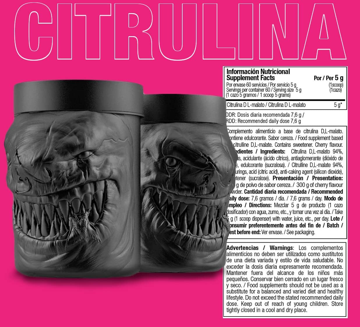Zoomad Labs One Raw L-Citrulline Malate 300g 60 Servis - Görsel 2