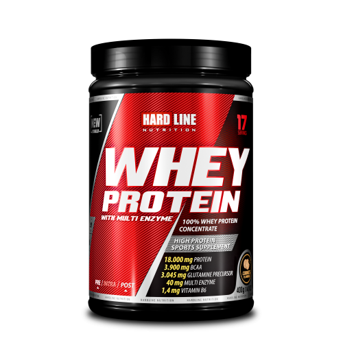 a70c30e5-c376-4325-82a0-1904693d91bb HARDLINE % 100 Whey Protein 400 Gr KURABİYE - Görsel 1