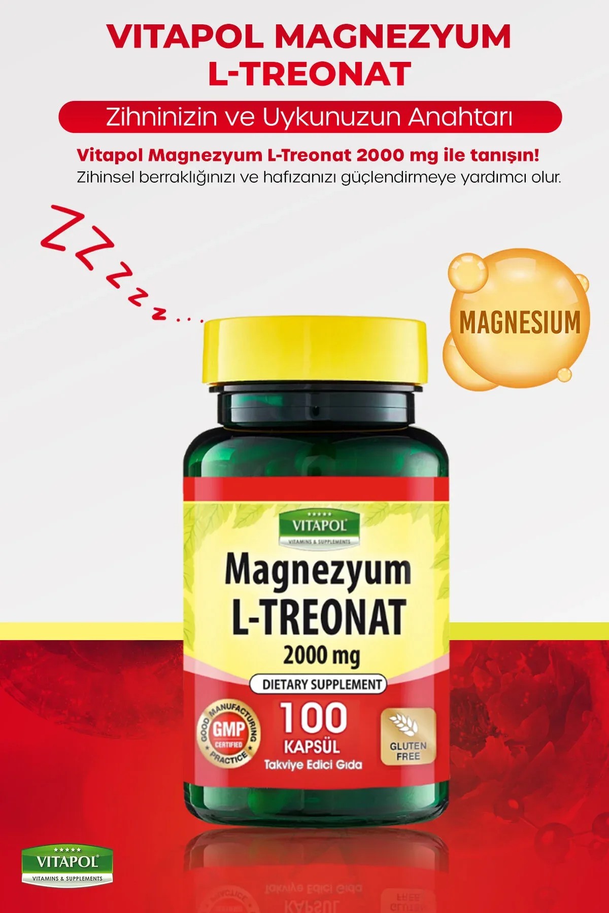 Magnezyum L-Treonat (l-Threonate) Kullanımı: Beyin Sisi ve Odaklanma Sorununa Çözüm